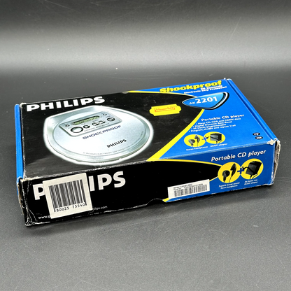 Philips AX 2201 CD Player tragbarer Discman mit OVP und Zubehör