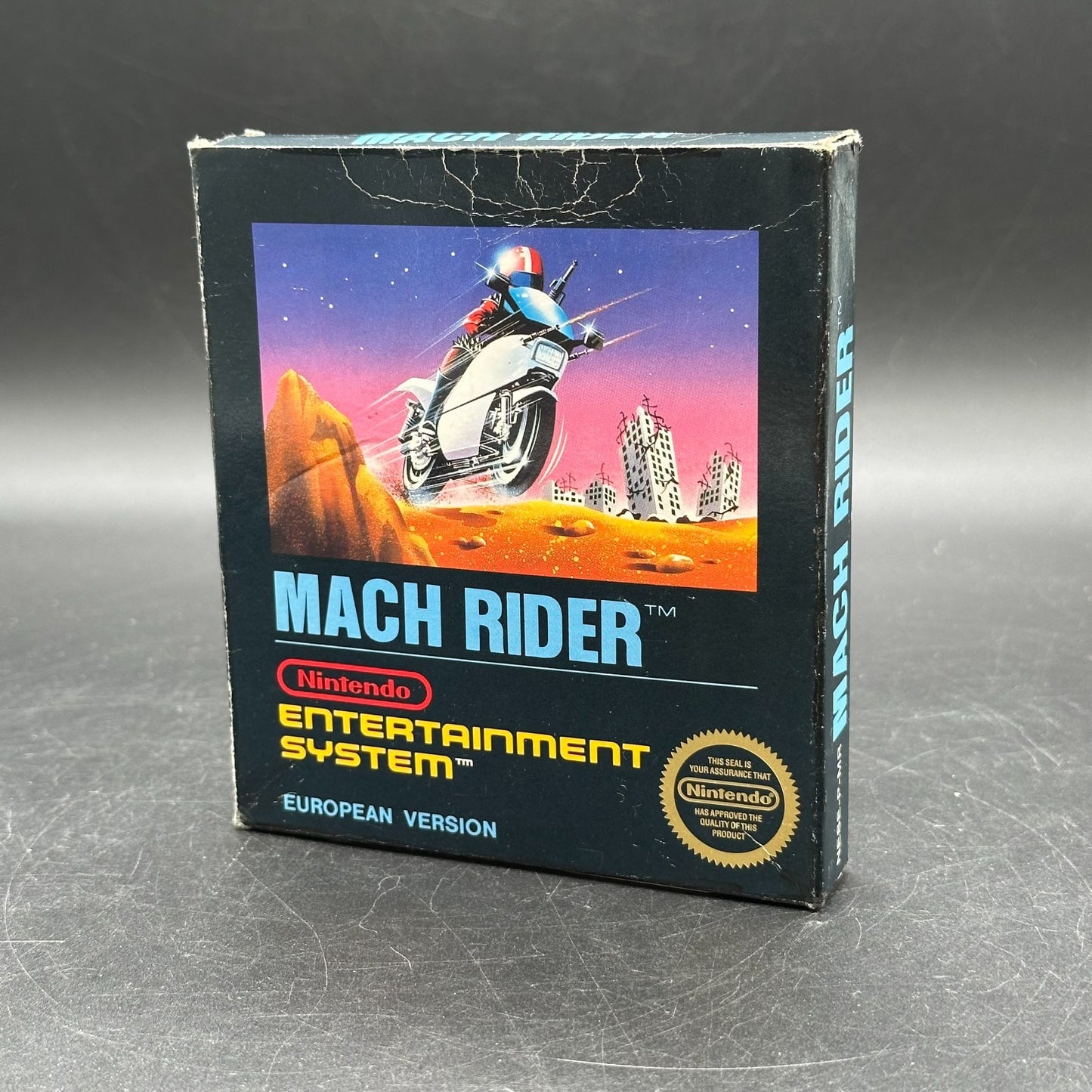 Nintendo Nes Spiel - Mach Rider Ovp Bienengräber Schutzhülle