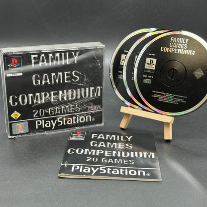 Family Games Cempendium 20 Games Sony Playstation 1 PS1 PSX PsOne