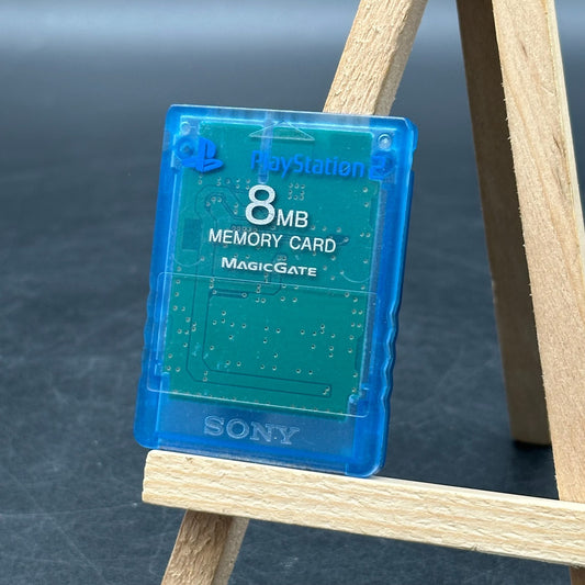Original PS2 Memory Card | 8MB | Blau Transparent