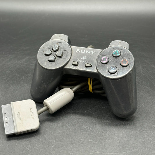 Sony PlayStation 1 / PS1 Controller Anthrazit / Schwarz (SCPH-1080)