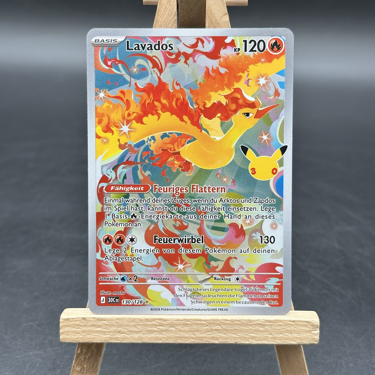 Lavados - 30 Jahre - 30C 130 (Pokémon TCG, Deutsch, Near Mint)