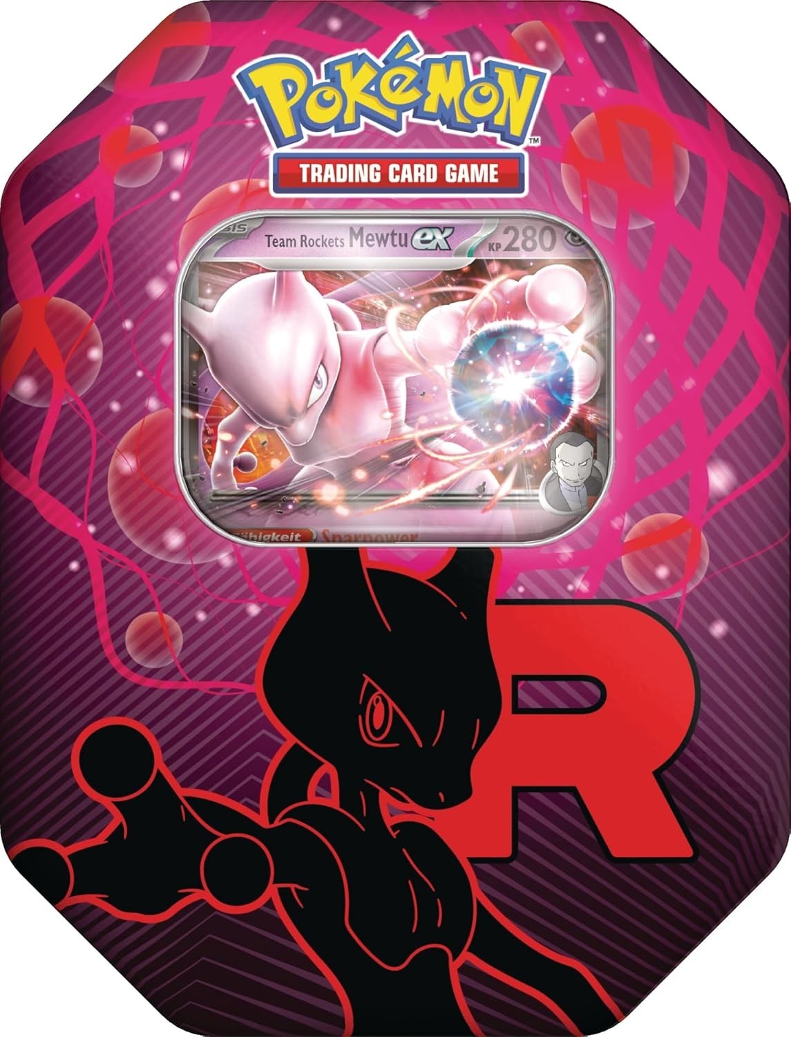 Pokemon Team Rocket Ewige Rivalen Tin Box Mewtu Sealed OVP