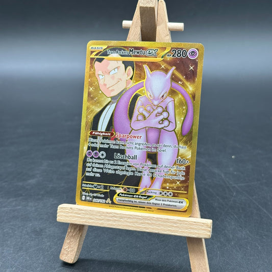 Pokemon Team Rockets Mewtu ex DRI 240/182 Gold - Ewige Rivalen- NM - deutsch -