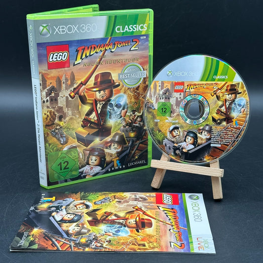 Lego Indiana Jones 2 (Microsoft Xbox 360) - CD aufpoliert ✅