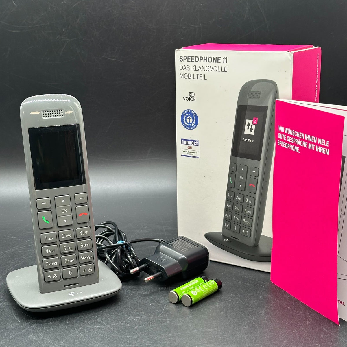 Telekom Speedphone 11 - Grau inkl. neuer Akkus