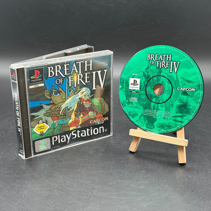 Breath of Fire IV 4 (PlayStation 1, PS1) - CD aufpoliert ✅