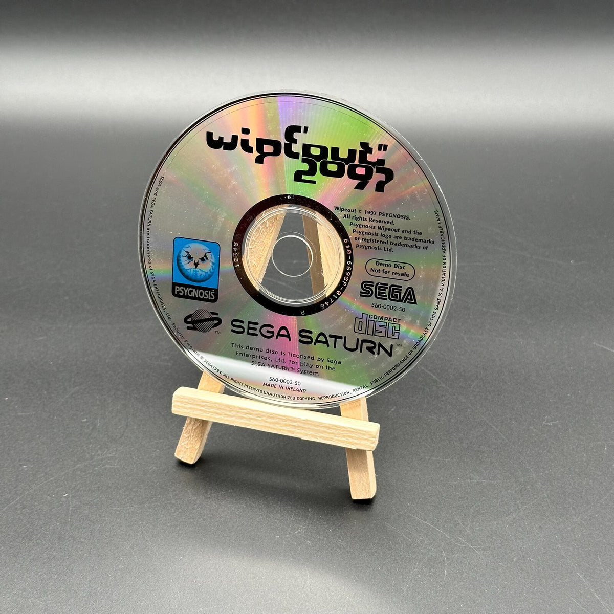 Sega Saturn Spiel : Wipeout 2097 - NUR CD - Disc poliert ✅