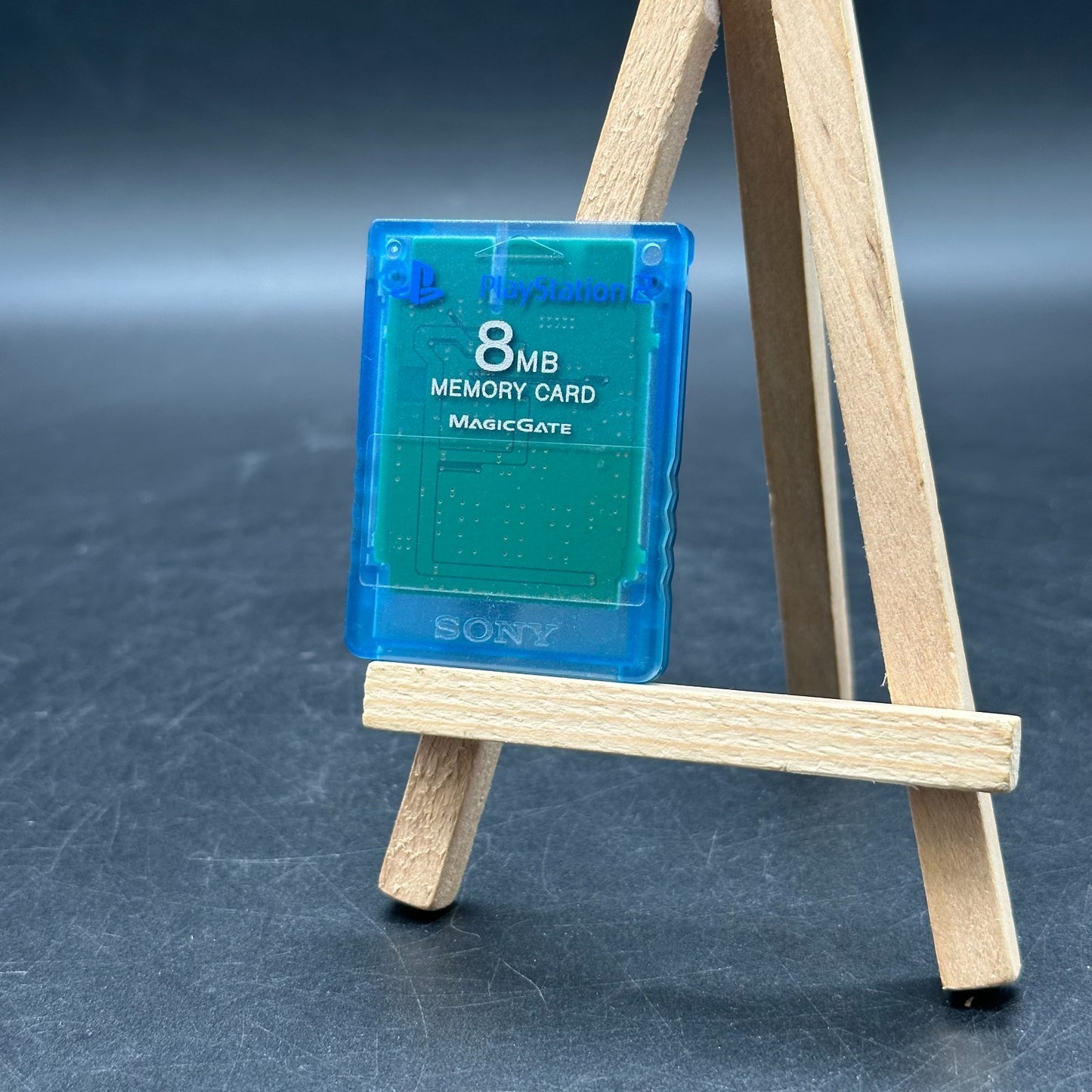 Original PS2 Memory Card | 8MB | Blau Transparent