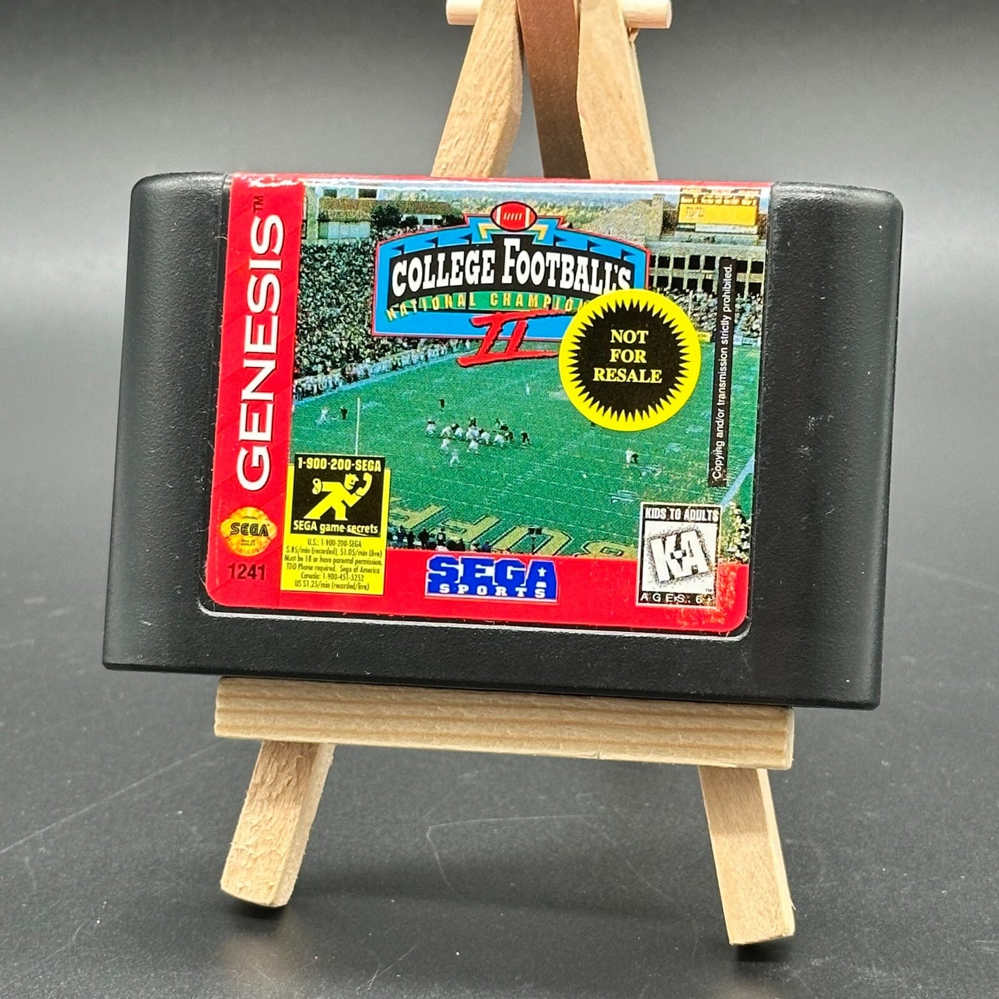 Sega Genesis - College Football's National Championship II - nur Modul