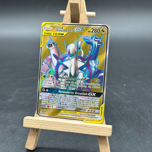 Pokémon Arceus Dialga Palkia GX TAG TEAM Ultra Rare Holo 220/236 Deutsch