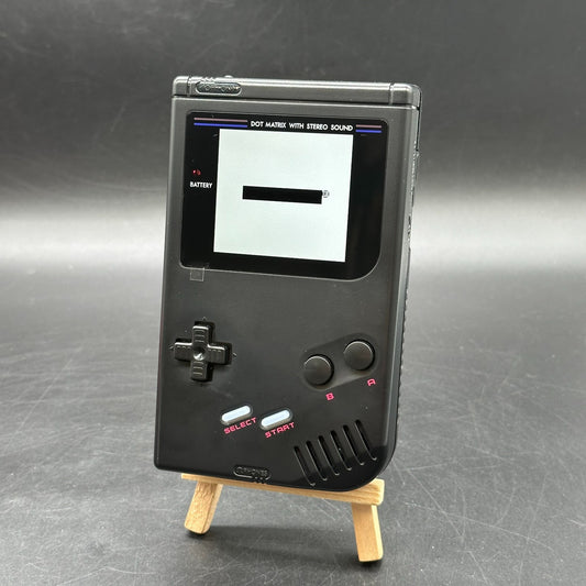 Nintendo Game Boy Konsole - IPS Q5 Display & USB-C Mod - schwarz