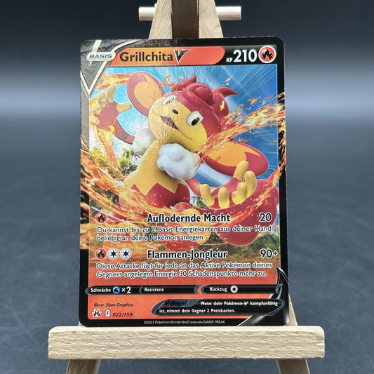 Grillchita V - Zenit der Könige - CRZ 22/159 (Pokémon TCG, Deutsch)