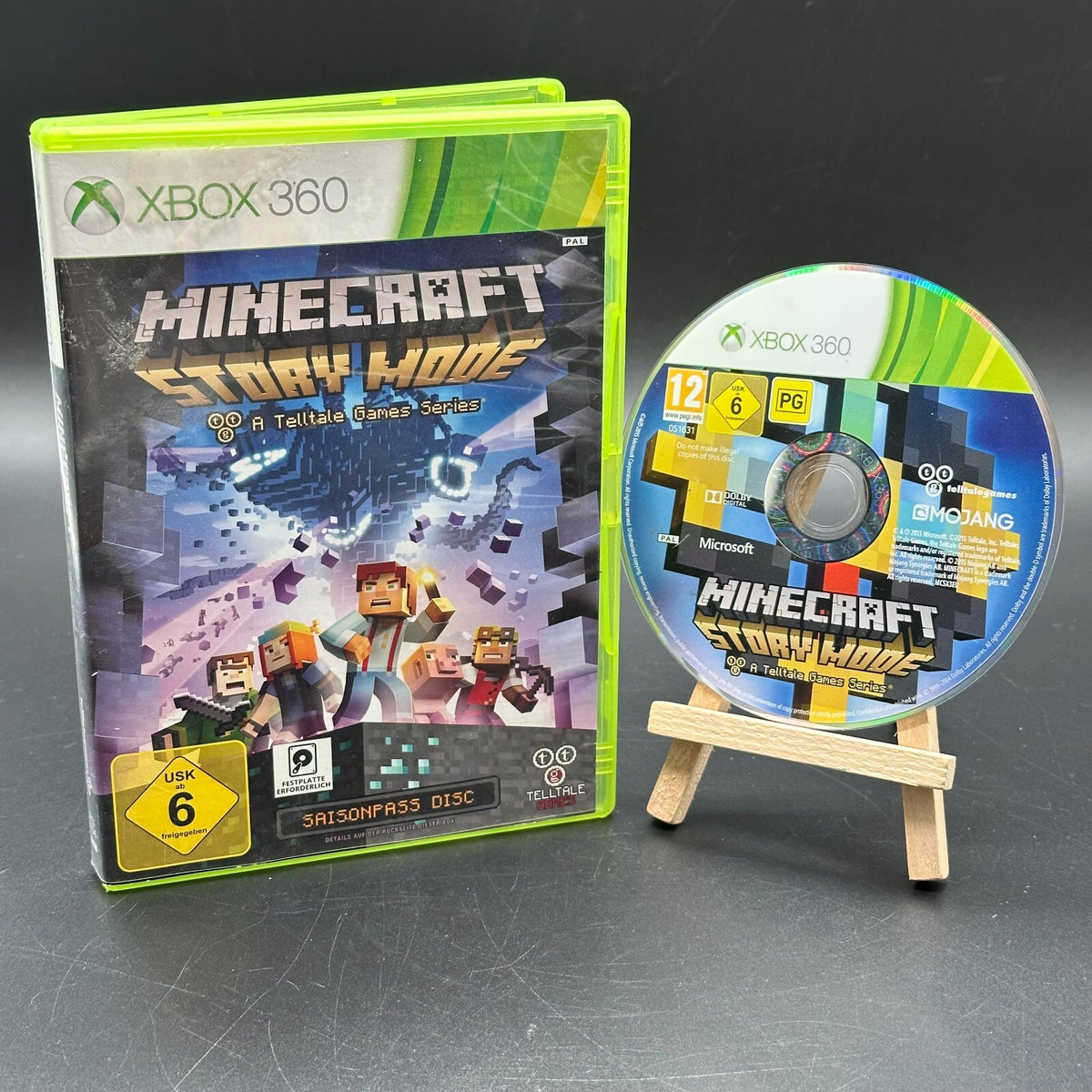 Minecraft Story Mode - A Telltale Games Series (Xbox 360, 2015) - Disc poliert ✅