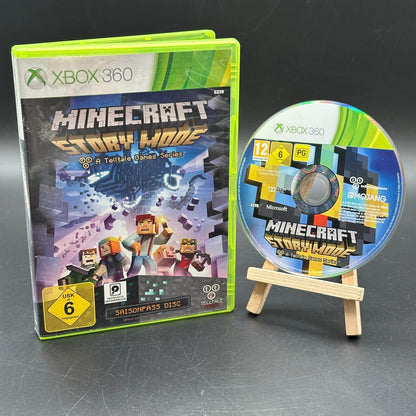 Minecraft Story Mode - A Telltale Games Series (Xbox 360, 2015) - Disc poliert ✅