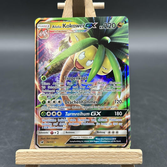 Alola-Kokowei-GX - Aufziehen der Sturmröte - CIN 74/111 (Pokémon TCG, Deutsch)