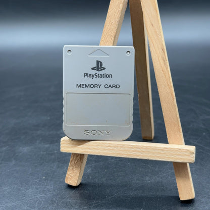 Original Sony PlayStation Memory Card 1 MB Speicherkarte PlayStation 1 PS1 Grau