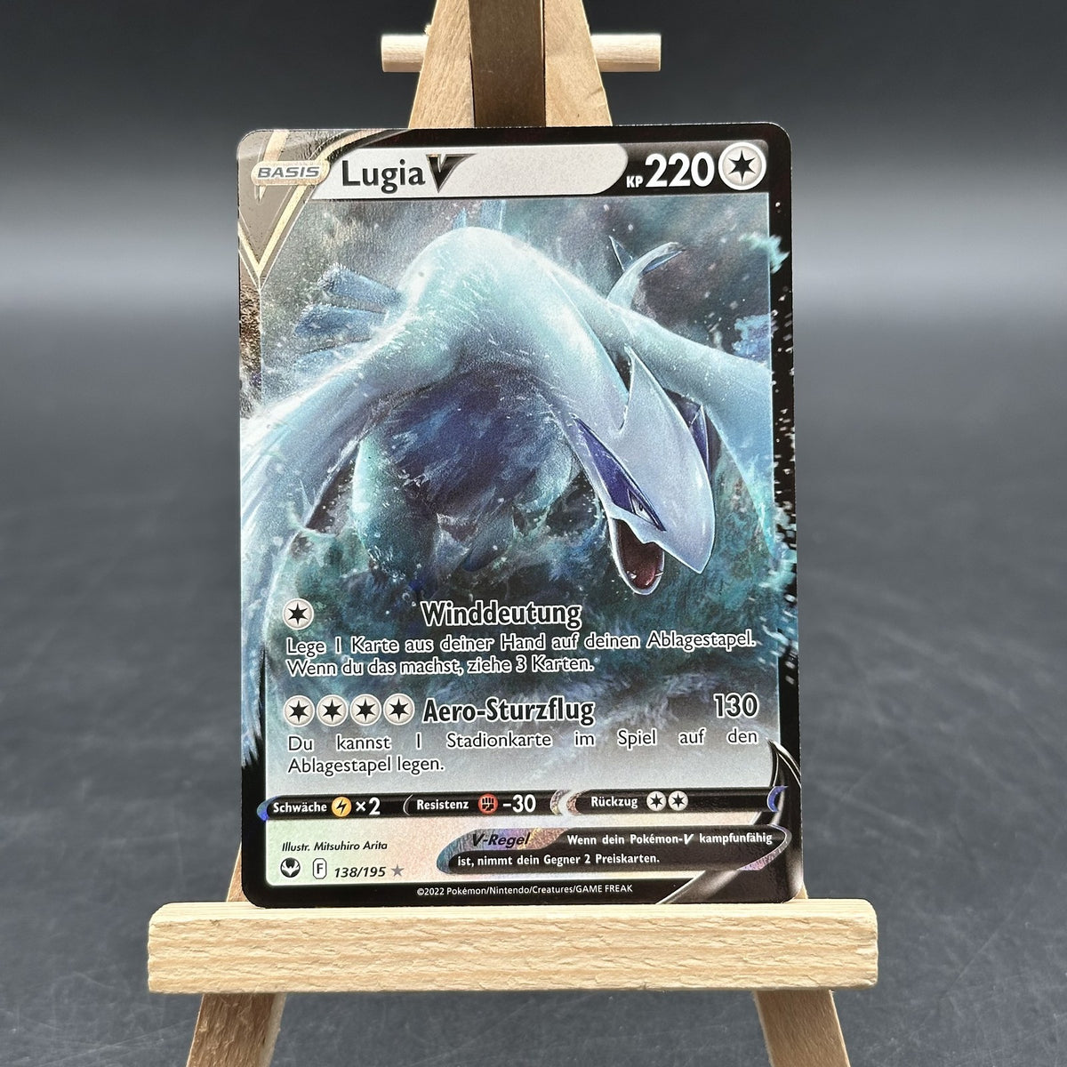 Lugia V - Silberne Sturmwinde - SIT 138 (Pokémon TCG, Deutsch, Near Mint)