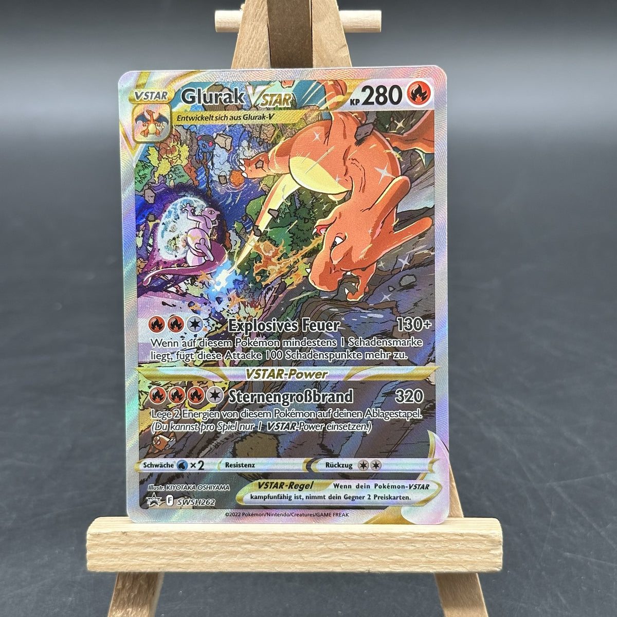 Glurak VSTAR - SCSC Promokarten - SWSH262 (Pokémon TCG, Deutsch, Near Mint)