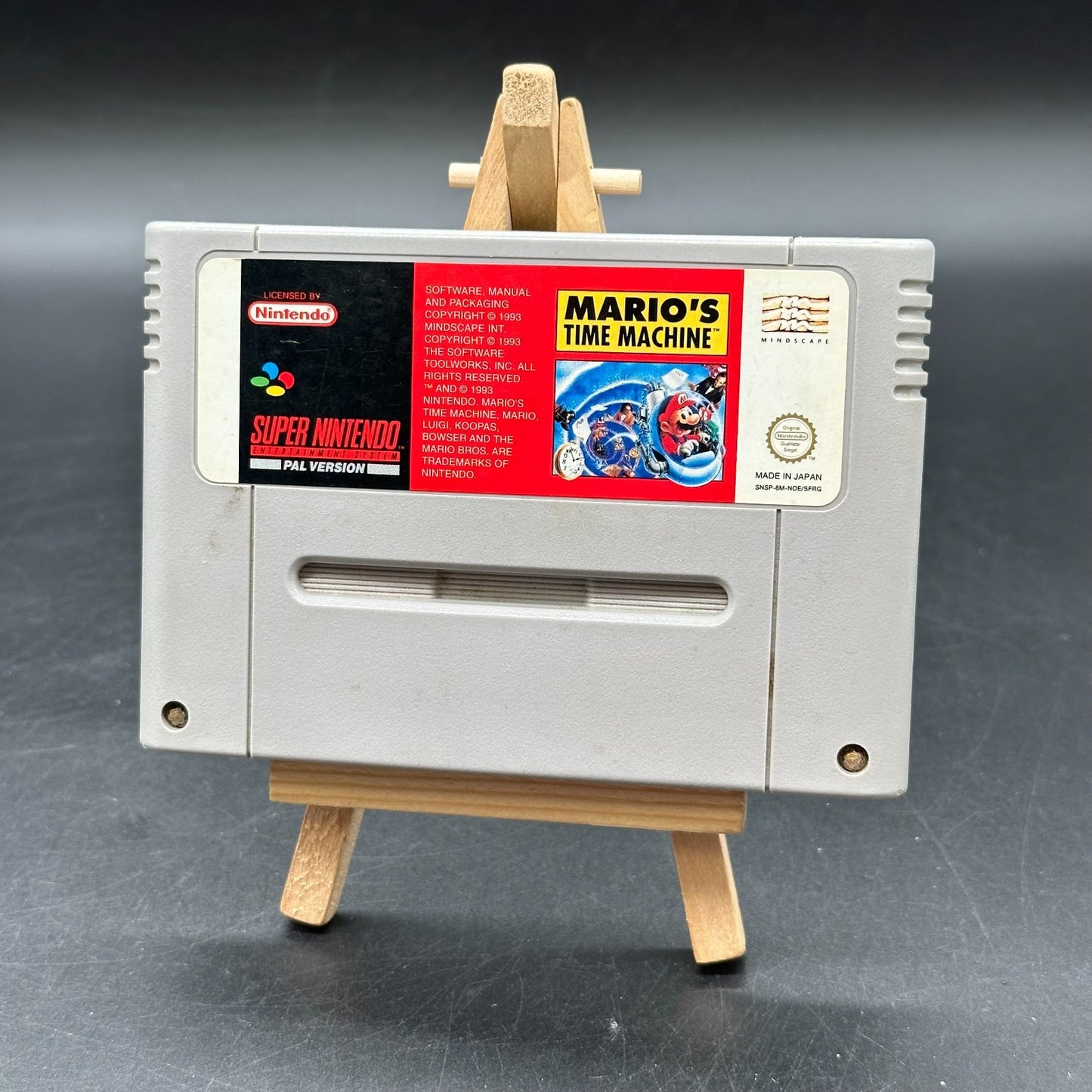 Mario's Time Machine (Super Nintendo, SNES)