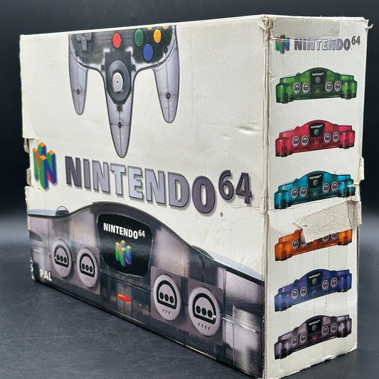 Nintendo 64 N64 Konsole Funtastic Smoke Grey in OVP
