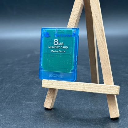 Original PS2 Memory Card | 8MB | Blau Transparent