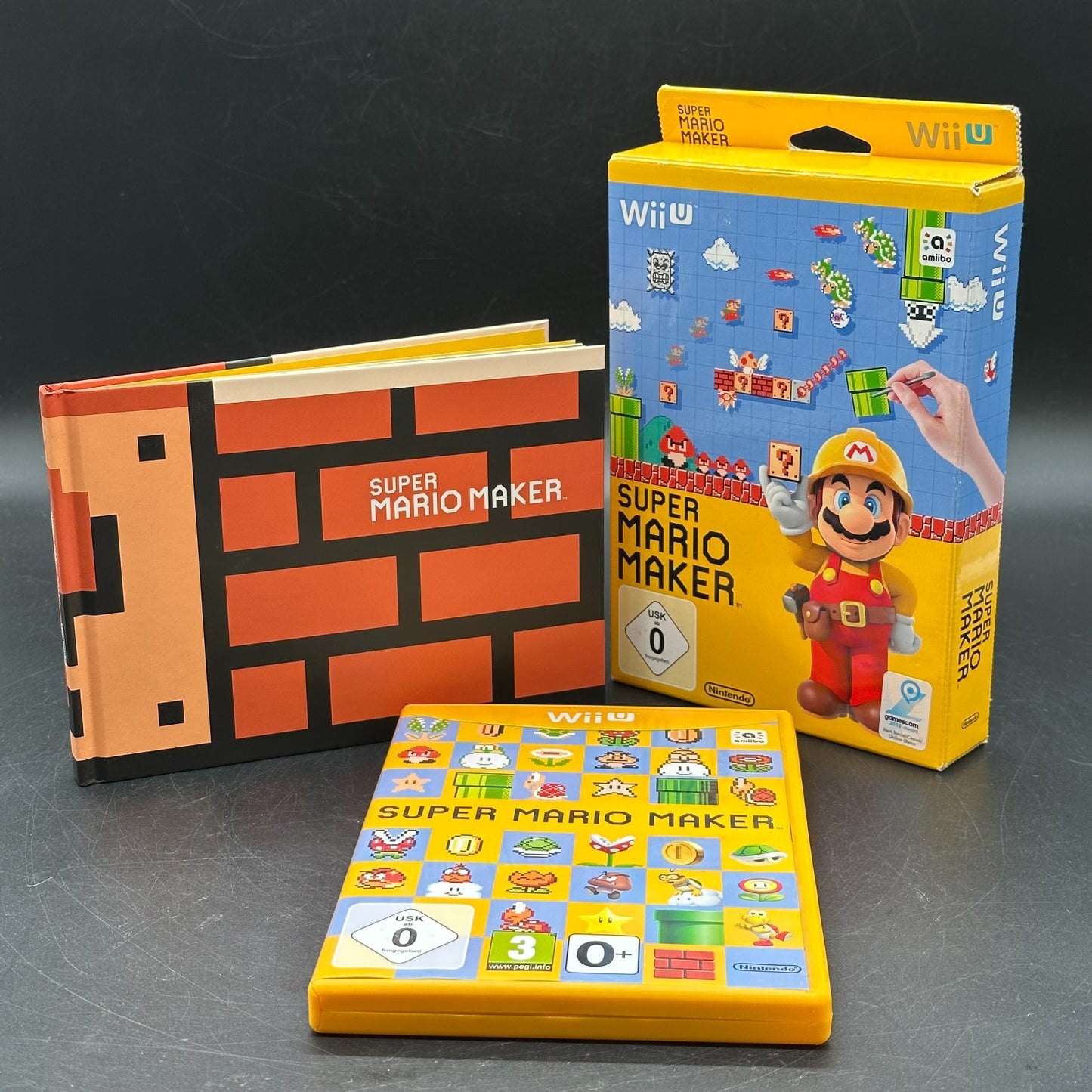 Wii U - Super Mario Maker inkl. Artbook (OVP, mit Anleitung)