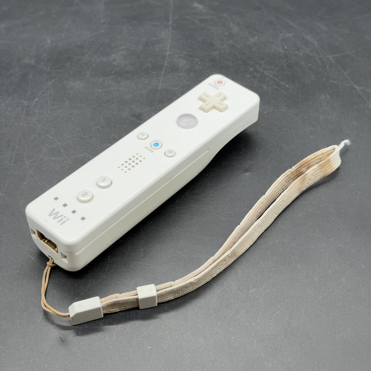 Original Nintendo Wii Remote Controller Weiß mit Handschlaufe