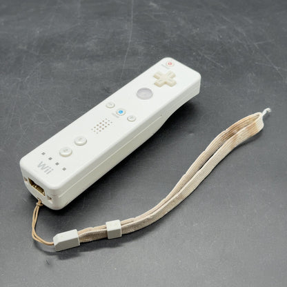 Original Nintendo Wii Remote Controller Weiß mit Handschlaufe
