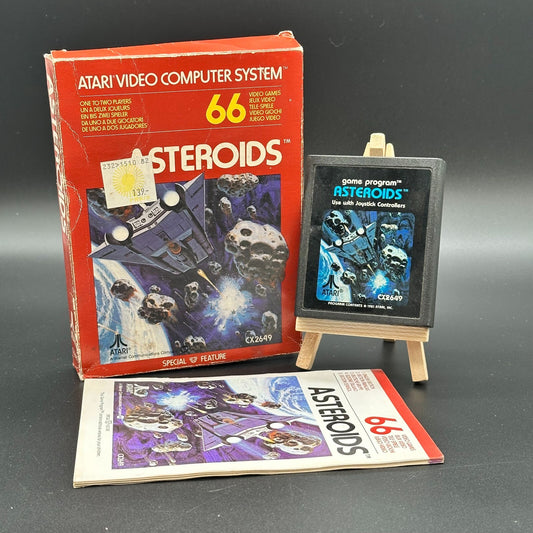 Asteroids (Atari 1981) für Atari VCS 2600 (Modul, Box, Anleitung) CX2649