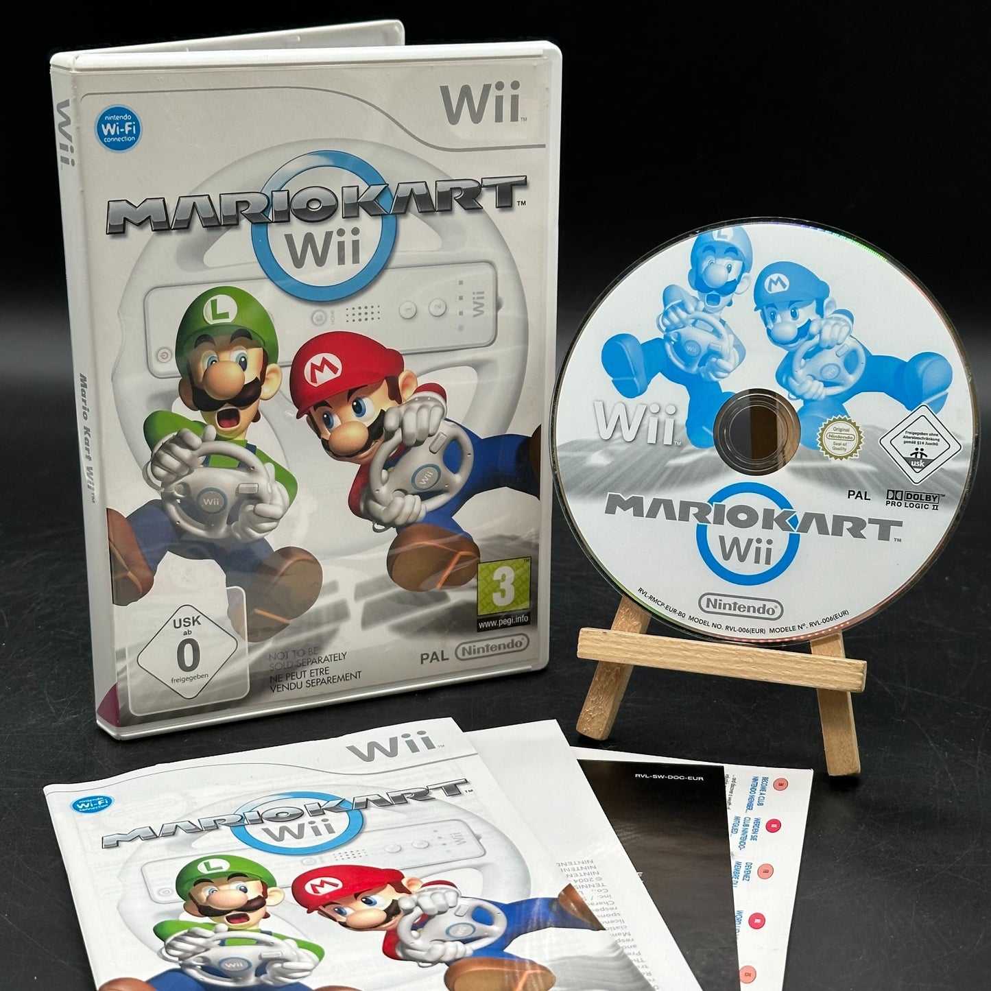 Mario Kart Wii (Nintendo Wii) - CD aufpoliert ✅