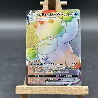 Galar-Flampivian VMAX - Farbenschock - VIV 187/185 (Pokémon TCG, Deutsch)