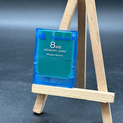 Original PS2 Memory Card | 8MB | Blau Transparent
