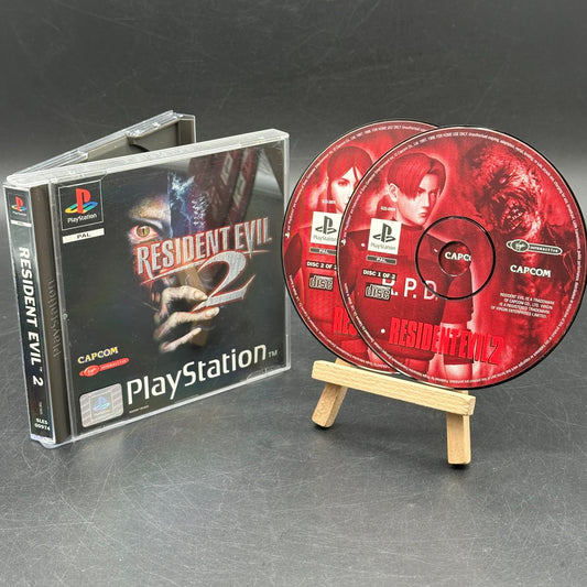 Resident Evil 2 (Playstation 1, PS1) - CD aufpoliert ✅