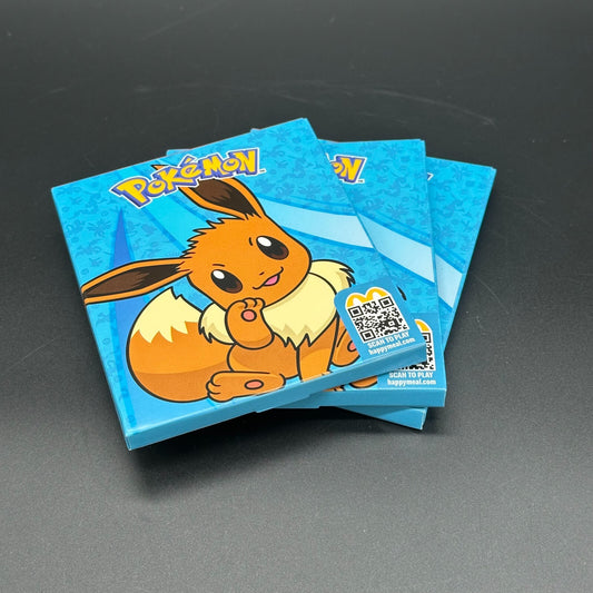 3x McDonalds Pokemon Booster Karten 2025 Evoli Deutsch Neu