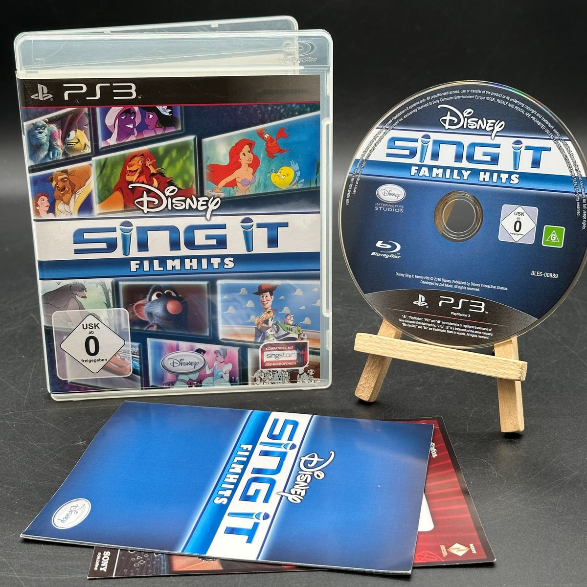 Disney SING IT Filmhits DEUTSCH m. Anleitung und OVP fuer Sony Playstation 3 PS3