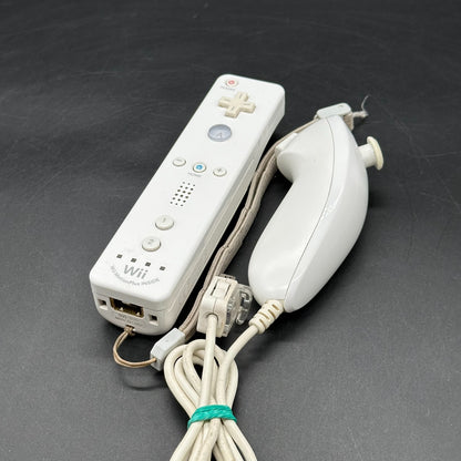 Original Nintendo Wii Remote Motion Plus Inside - weiß inkl. Nunchuk