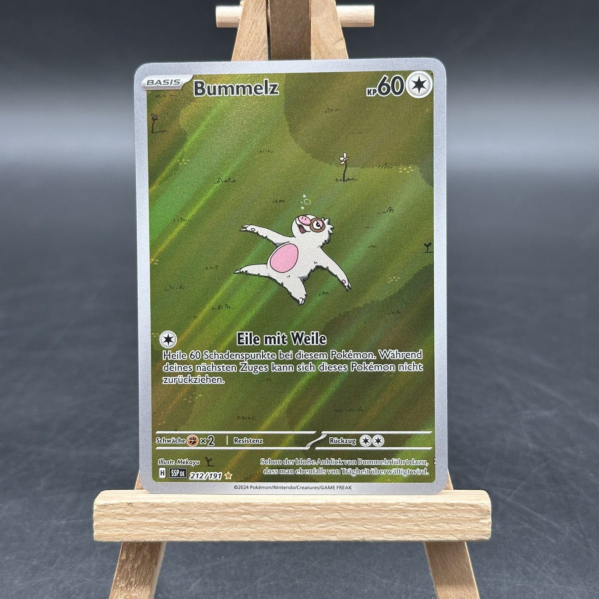 Bummelz - Stürmische Funken - SSP 212 (Pokémon TCG, Deutsch, Near Mint)