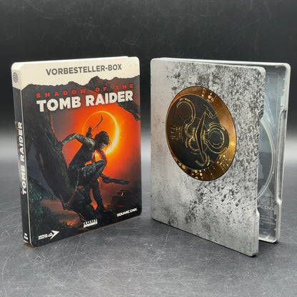 Shadow of the Tomb Raider Steelbook Vorbesteller-Box Leerhülle ohne Spiel