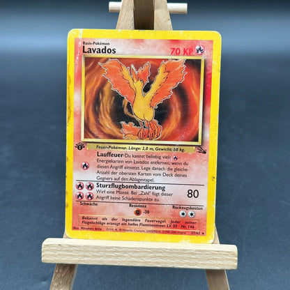 Pokémon Lavados 27/62 1. Edition Non Holo Rare Fossil 1999-2000 Deutsch