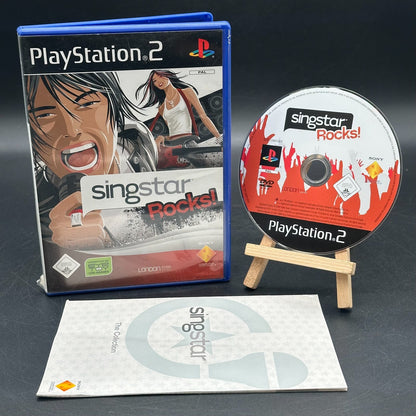 Singstar Rocks für Sony Playstation 2 PS2 guter Zustand komplett