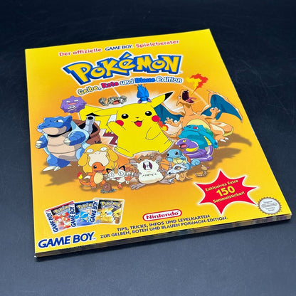 Pokemon Rot Blau Gelb Lösungsbuch GameBoy Spieleberater Nintendo Guide