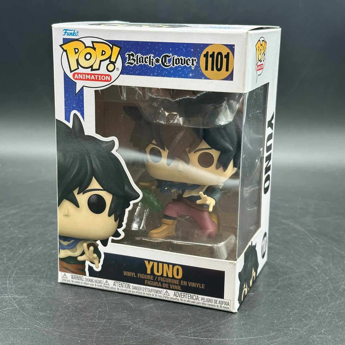 Funko POP Yuno Black Clover Animation 1101 Vinyl Sammelfigur