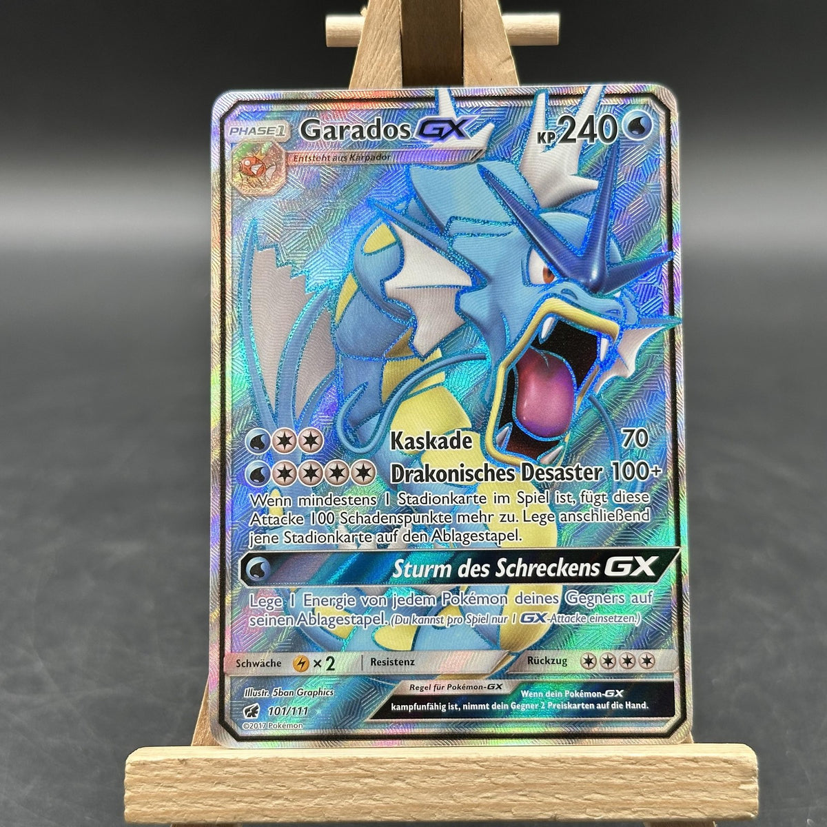 Garados-GX - Aufziehen der Sturmröte - CIN 101/111 (Pokémon TCG, Deutsch)