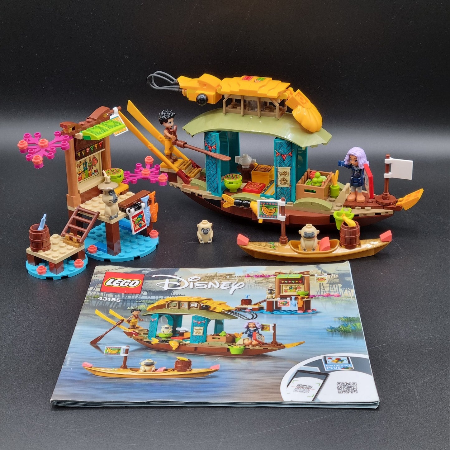 LEGO 43185 Raya und der letzte Drache Bouns Boot komplett mit BA