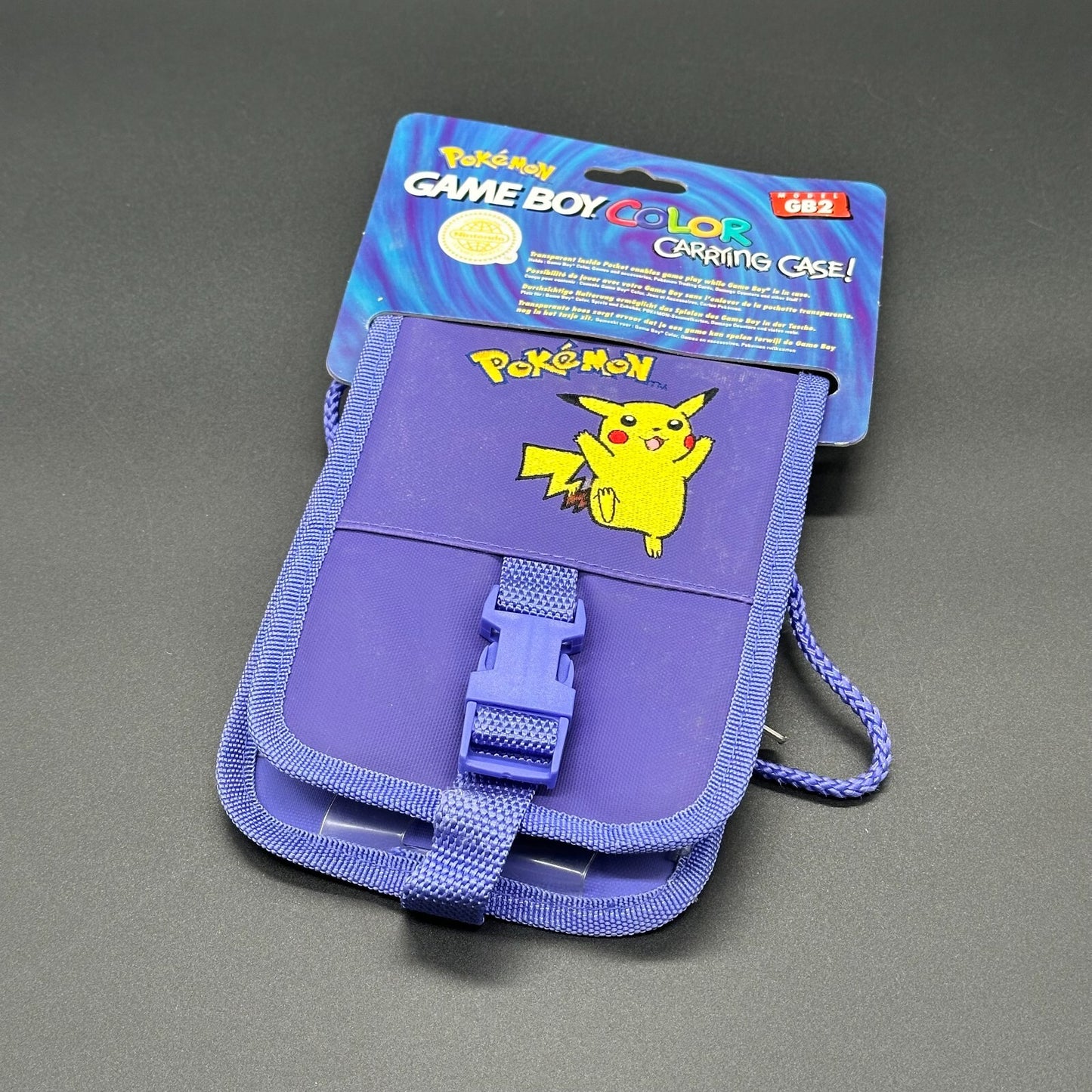 Nintendo Pokemon Pikachu Game Boy Color Konsole Tasche Carrying Case Türkis Neu
