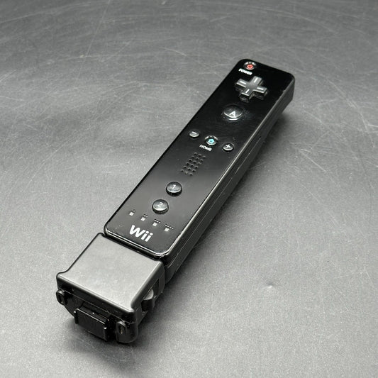 Nintendo Wii Remote - schwarz inkl. MotionPlus Adapter