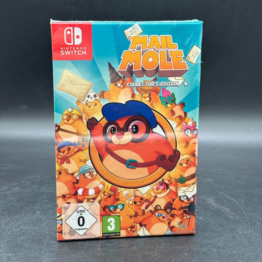 Nintendo Switch Mail Mole Collector's Edition • Brandneu • Sealed • NEU • NEW •
