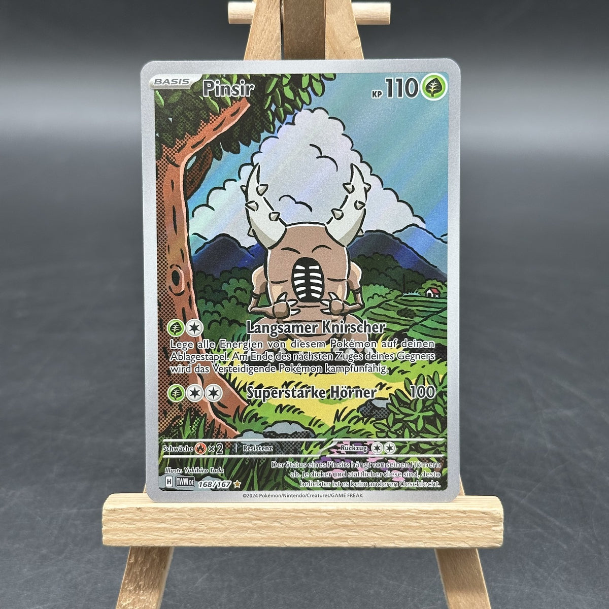 Pinsir - Maskerade im Zwielicht - TWM 168 (Pokémon TCG, Deutsch, Near Mint)