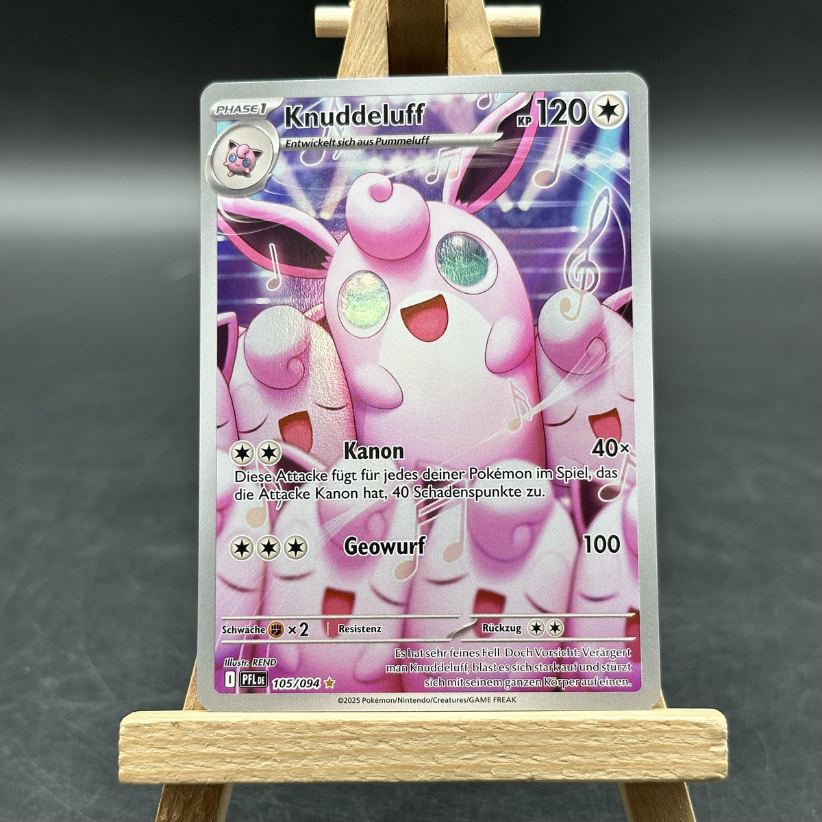 Knuddeluff - Fatale Flammen - PFL 105/94 (Pokémon TCG, Deutsch)